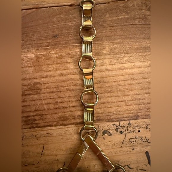 Gold Silver Metal Beaded Belt VTG Jose Cotel but no identifying marks 1960s - Picture 6 of 8